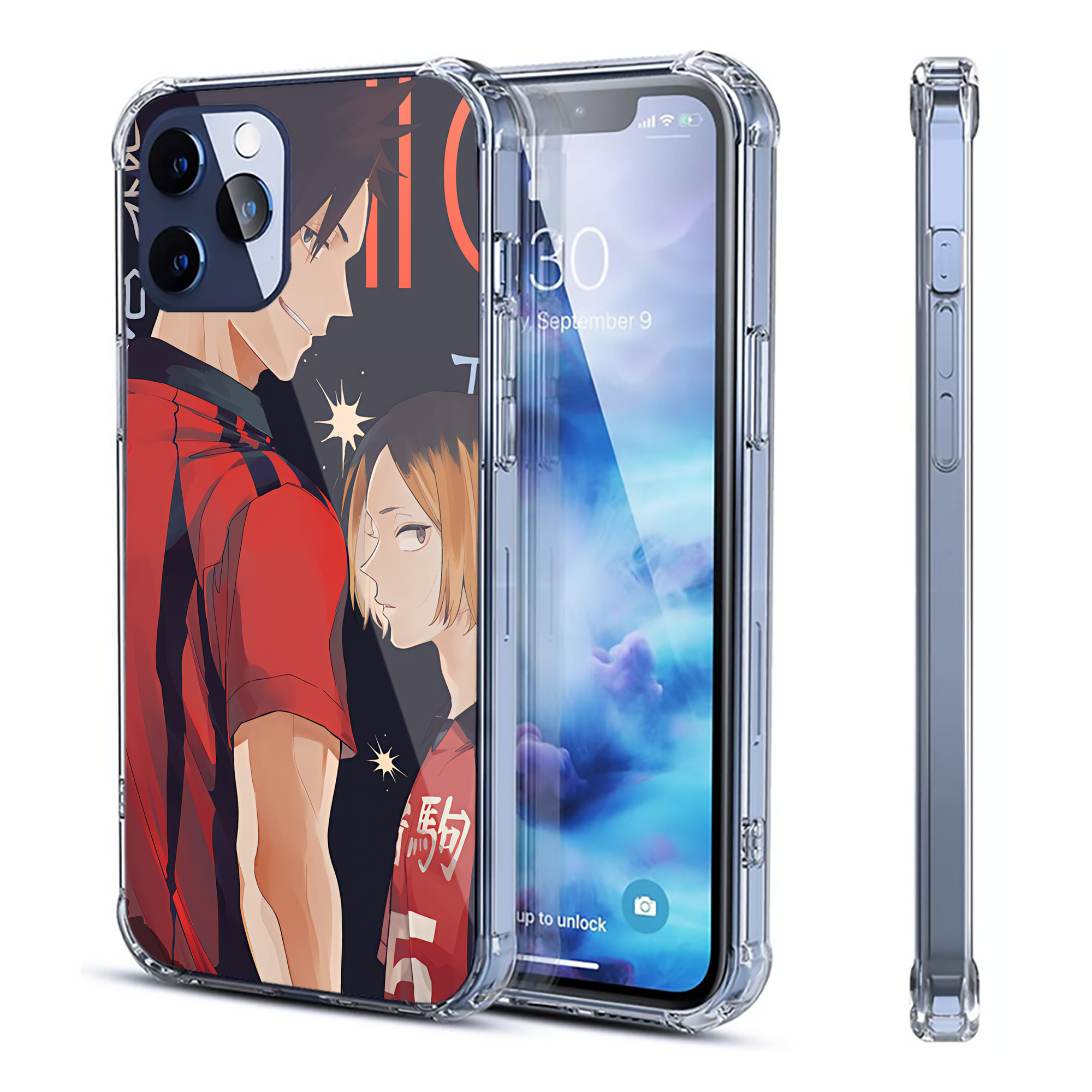 （画像用） ハイキュー!! Haikyu!! 【iPhone 12シリーズ対応】透明スマホケース（クリアソフトケース）